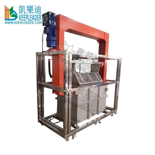 Rotary Drum Washing Tank Industrial Ultrasonic Cleaning Machine of Auto Lifting Device Rotating Basket Soak Ultrasound Cleaners