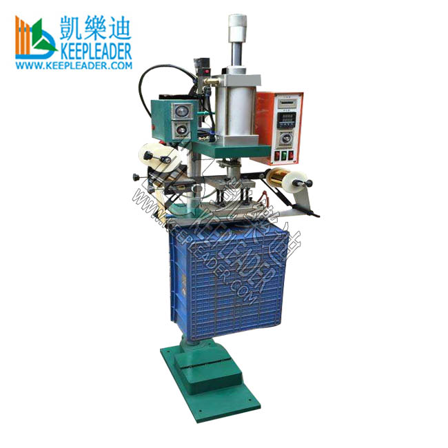Heat Foil Press imprinting Hot Foil Stamping Machine for Plastic Crate_Box Heat Foil Press Hot Stamping of Crate Logo Stamping