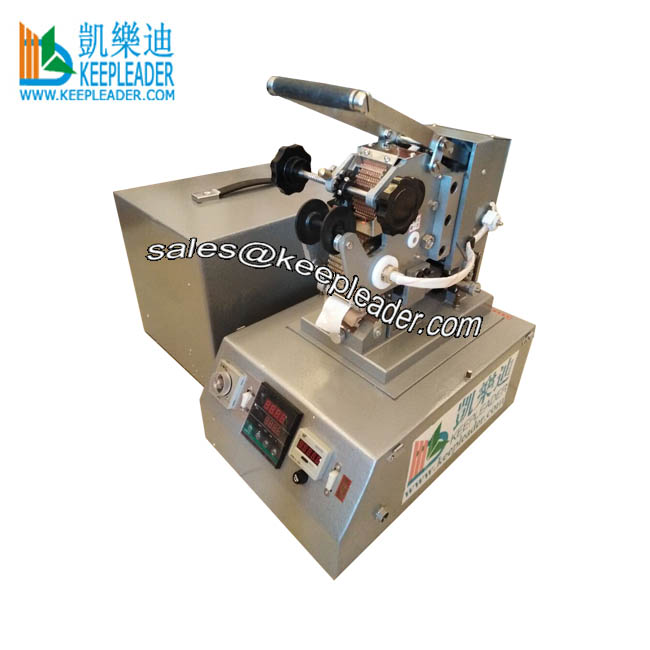 Hot Stamp Wire Imprinting Cable Marking ID Printer Electric Hot Stamping Device Wire Rubber Stamping Machine Hot Stamp Marker