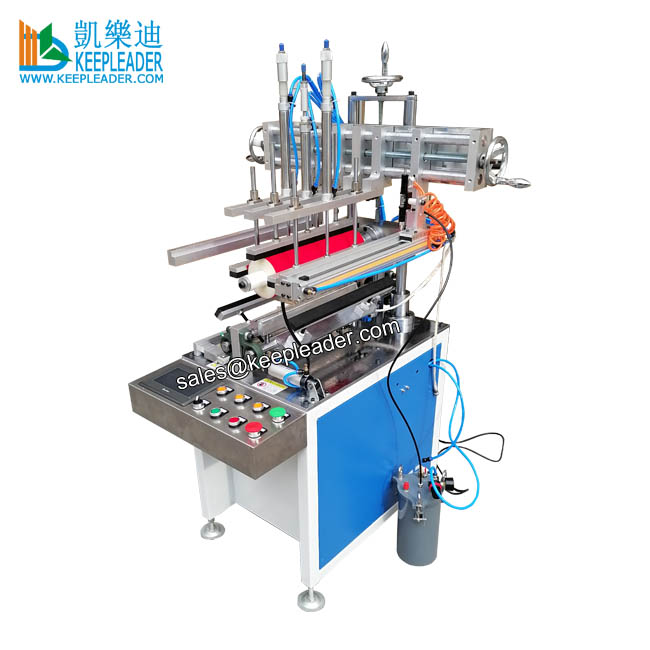 Plastic Cylindrical Packaging Making Clear PVC Cylinder Tube Gluing Machine of PETG Round Box Forming_Sticking_Pasting Equipment