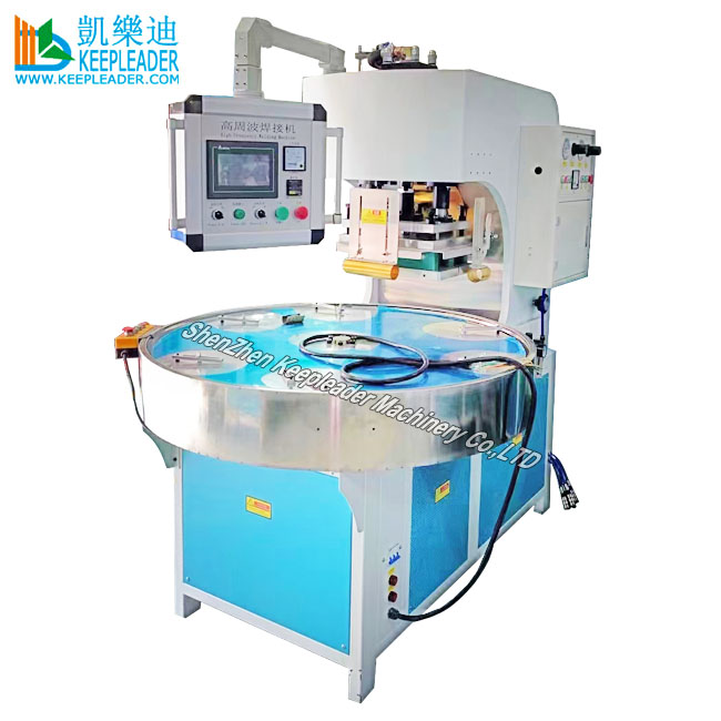 Clamshell HF Sealer Blister Thermal Sealing High Frequency Welder of Rotary Turntable Radio Frequency Impulse RF Welding Machine