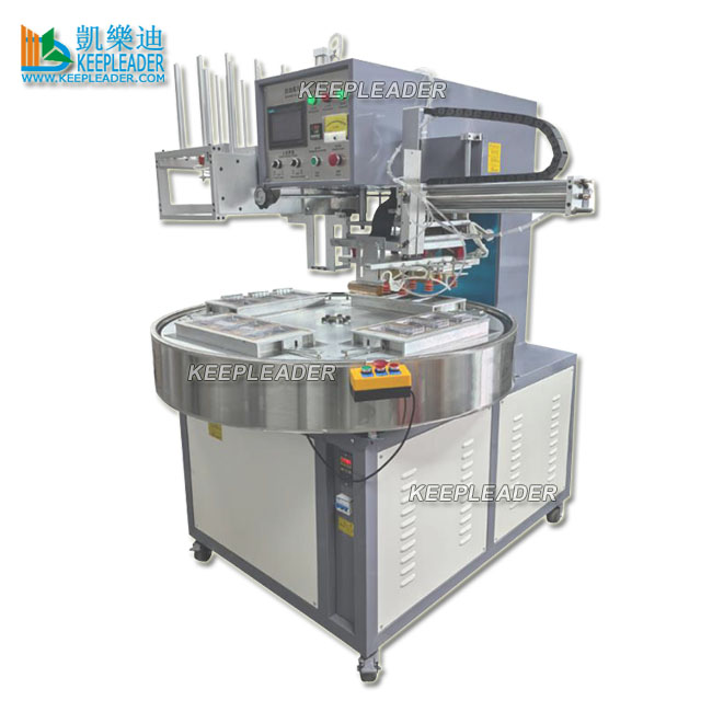 PVC Blister Package Sealing High Frequency Welding Machine of Plastic Clamshell Packaging Auto Turntable Radio Frequency Welder