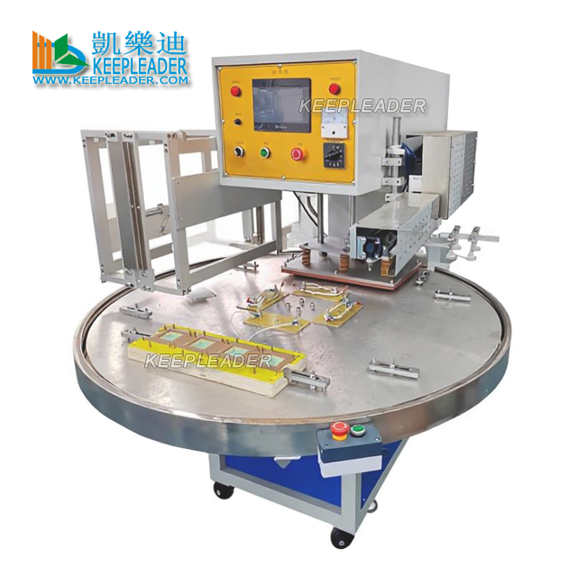 Auto Turntable Blister Paper Card Heat Sealing Machine of Electronic_Bulb_Consumer Goods_Stationary Packaging Impulse Hot Sealer