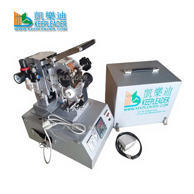 Hot Foil Stamping Wire Marking Machine Printer Plastic Hose_Sleeve_Tube_Cable Printing_Coding_Labeling Heat Press Stamp Machine