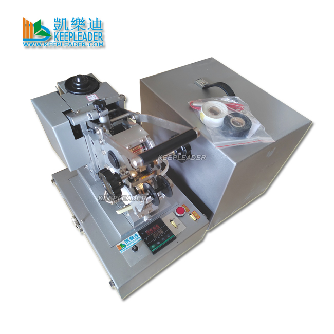 Wire Coding Hot Foil Stamping Marker of Desktop Motor Driven Heat Press Embossing_Cable_PVC Hose_Shrink Sleeve Printing Machine
