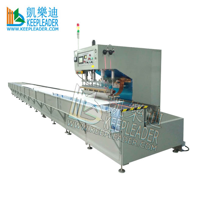 PVC Canvas Tarpaulin Seaming Automatic High Frequency Welding Machine 