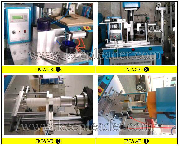 PP LED Bulbs Plastic Welding Machine of spin welding