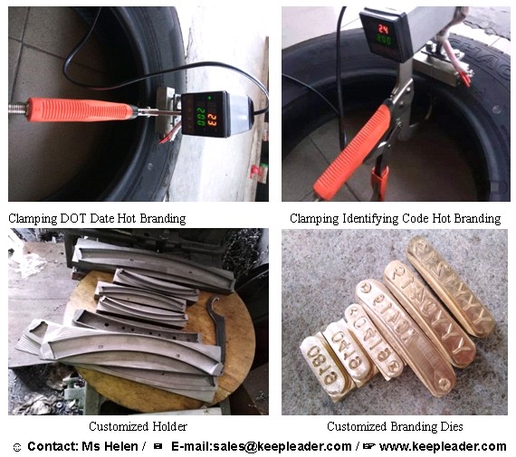 Manual Clamp Electric Hot Branding Irons For Tyre Hot Branding 