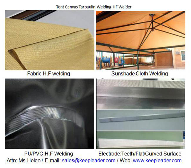 Tent Canvas Tarpaulin Welding HF Welder
