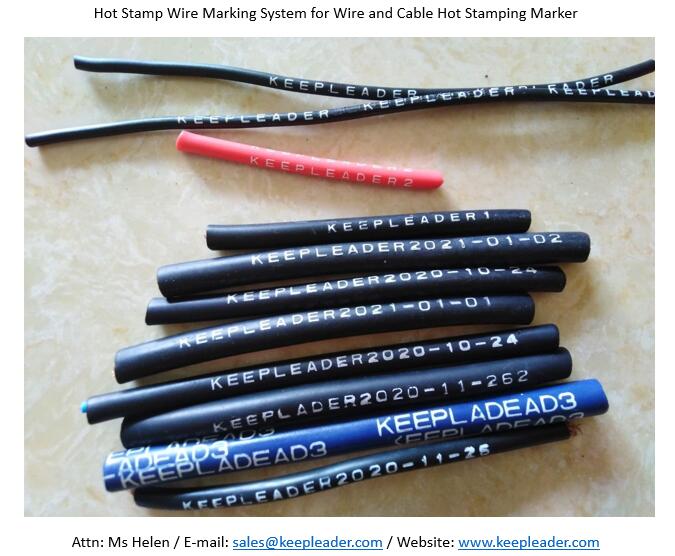 Hot Stamp Wire Marking System for Wire and Cable Hot Stamping Marker