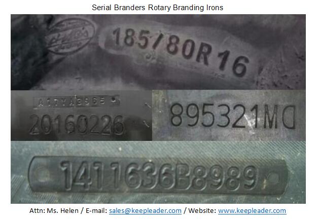 Serial Branders Rotary Branding Irons