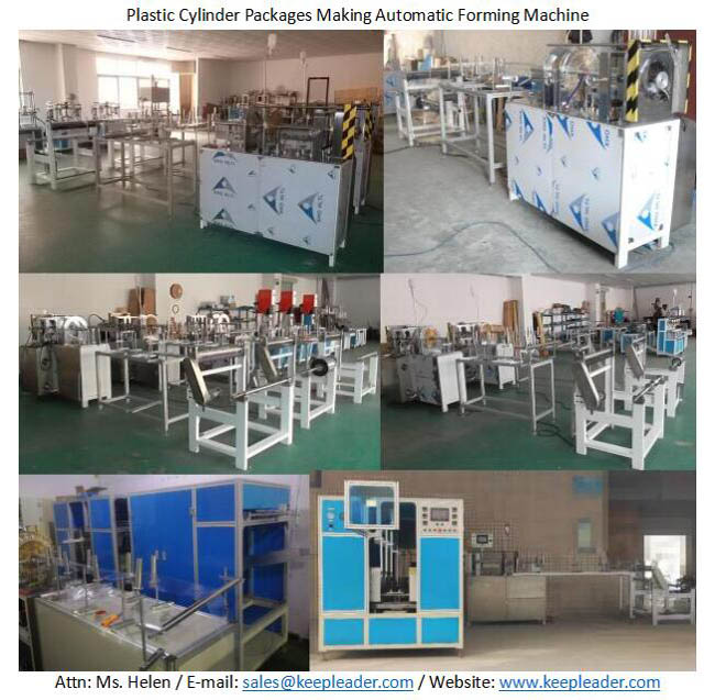 Plastic Cylinder Packages Making Automatic Forming Machine
