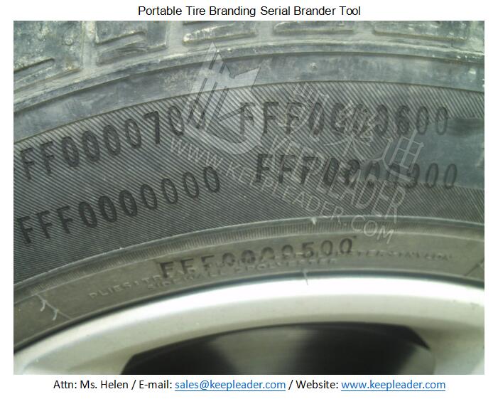 Portable Tire Branding Serial Brander Tool