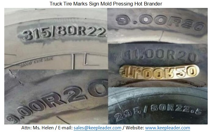 Truck Tire Marks Signs Mold Pressing Hot Brander