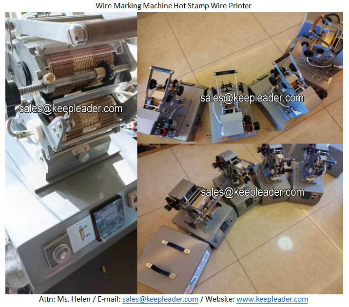 Wire Marking Machine Hot Stamp Wire Printer