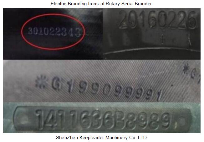 Electric Branding Irons of Rotary Serial Brander