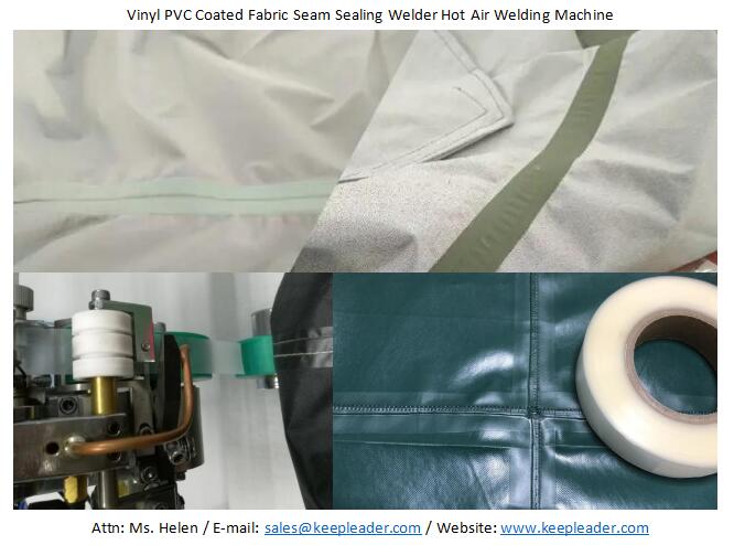 Vinyl PVC Coated Fabric Seam Sealing Welder Hot Air Welding Machine