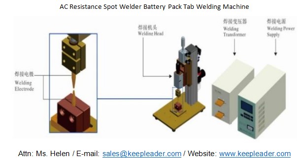 AC Resistance Spot Welder Battery Pack Tab Welding Machine
