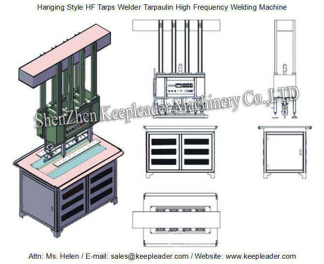 Hanging Style HF Tarps Welder Tarpaulin High Frequency Welding Machine