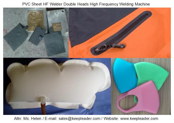 PVC Sheet HF Welder Double Heads High Frequency Welding Machine