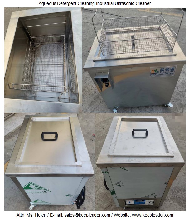 Aqueous Detergent Cleaning Industrial Ultrasonic Cleaner 