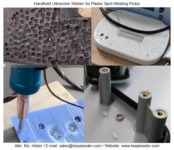 Handheld Ultrasonic Welder for Plastic Spot-Welding Probe