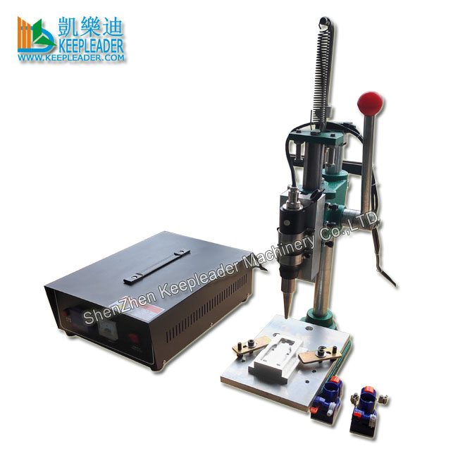 Hand Held Plastic Spot Welder with Manual Arbor Press Accessory