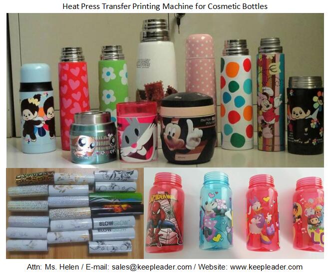 Heat Press Transfer Printing Machine for Cosmetic Bottles