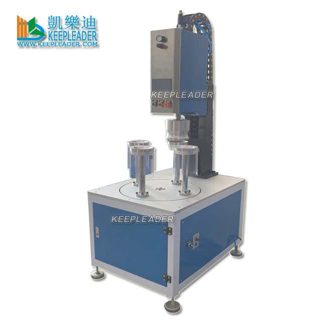 Clear Cylindrical Box Making Bottom Sealing Ultrasonic Welder