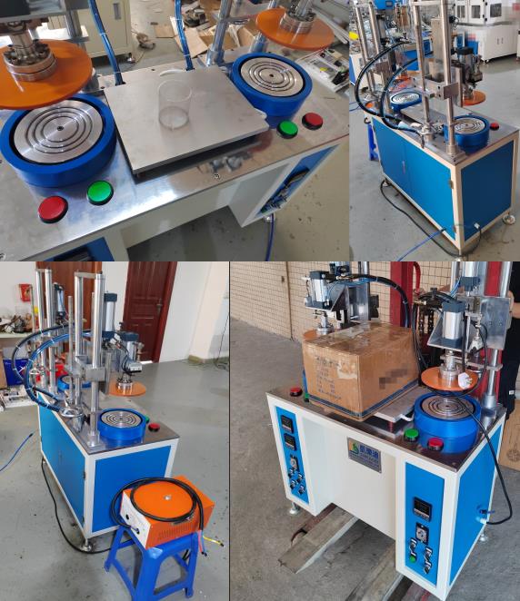 Plastic Cylinder Edge Curling Machine