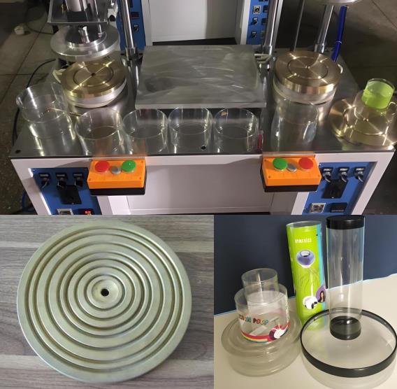 Plastic Cylinder Edge Curling Machine