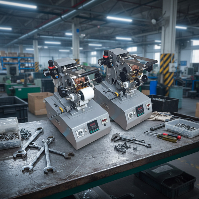 Hot Foil Stamp Wire Marking Machine