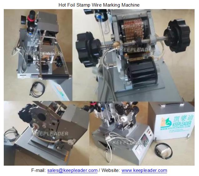 Hot Foil Stamp Wire Marking Machine