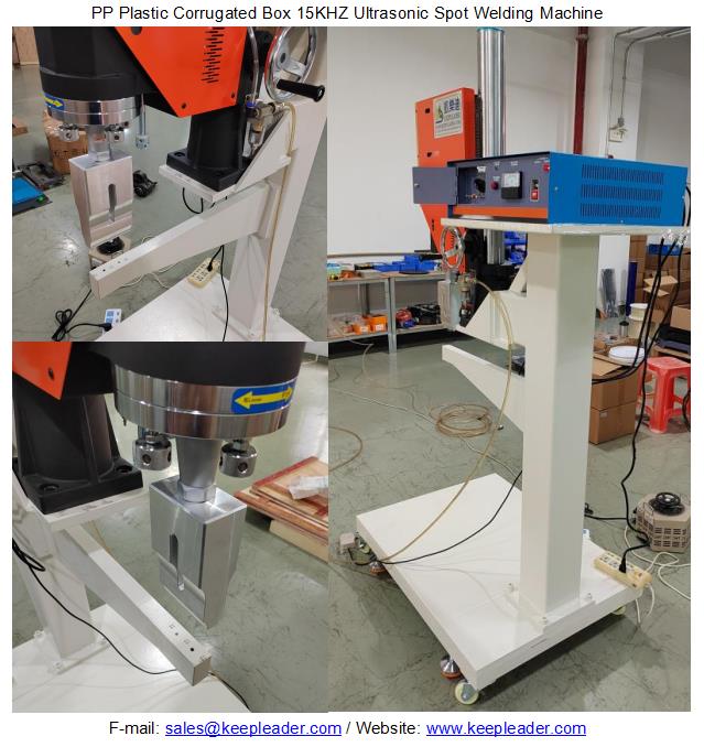 PP Plastic Corrugated Box 15KHZ Ultrasonic Spot Welding Machine